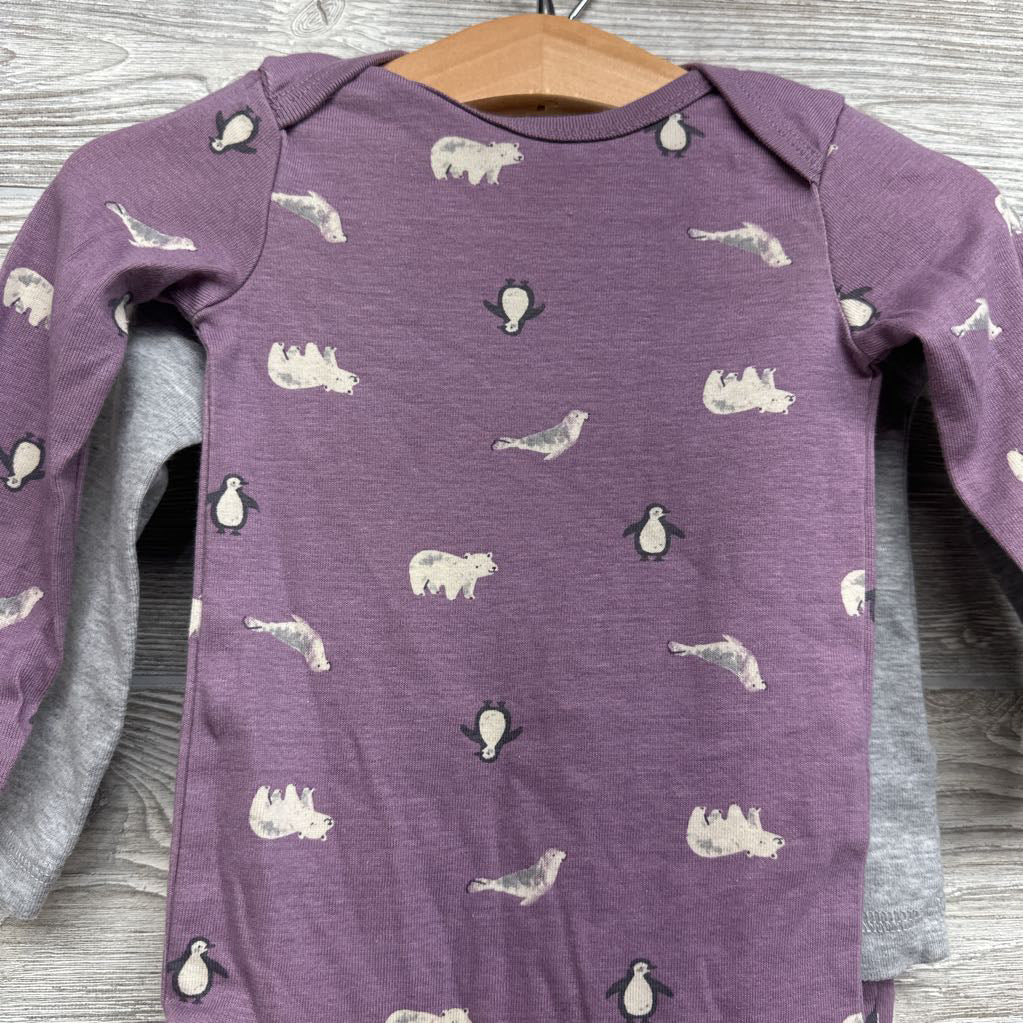 LS Shirt, Bodysuit & Leggings Penguins Love My Family 12M