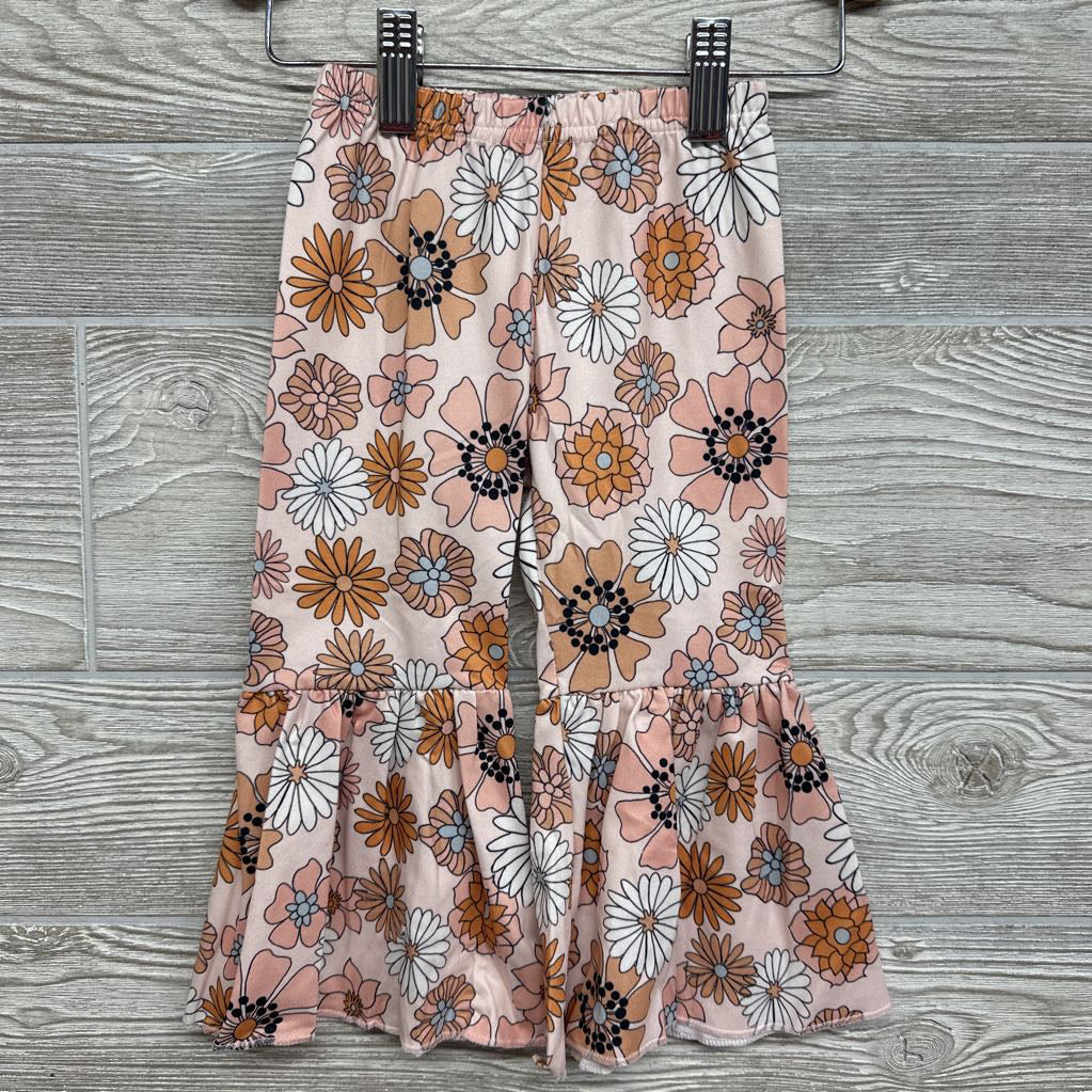 Shirt Fall Vibes & Flare Pants Flowers 12-18M