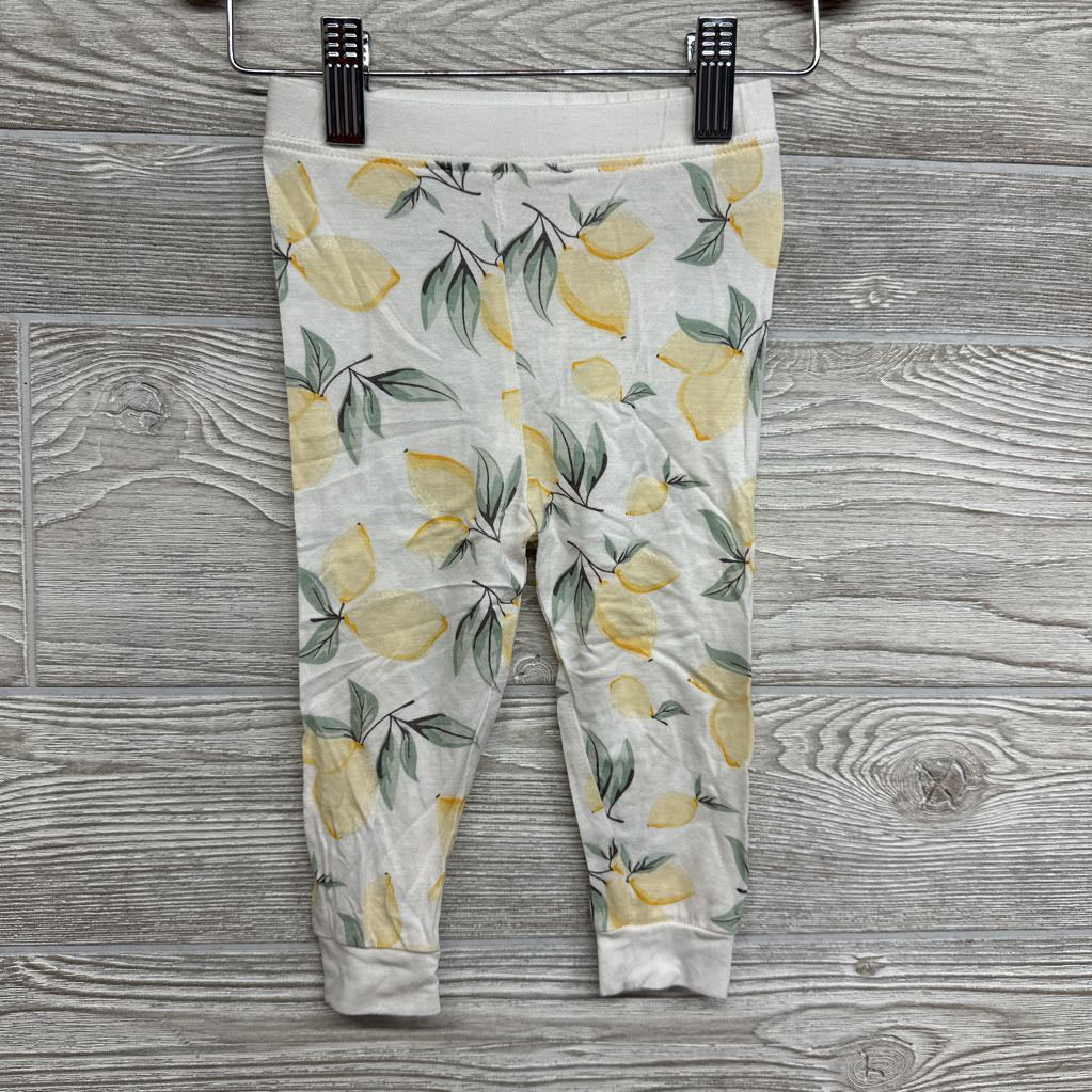 2 Pc Bamboo Pj Lemons 12M