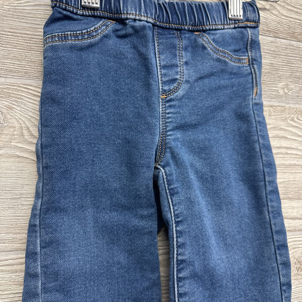 Super Soft Wide Leg Pull On Jeans 12-18M