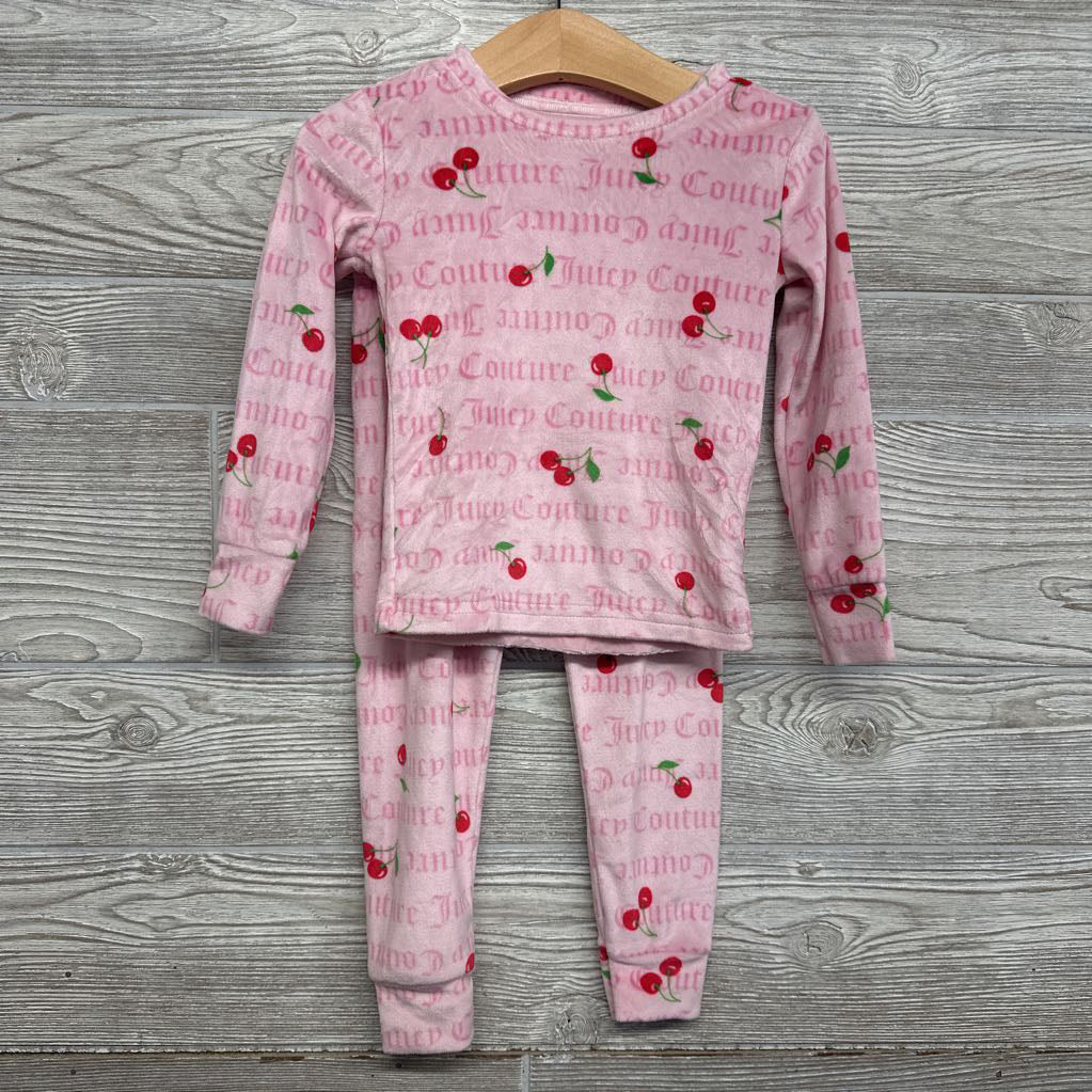 2 Pc LS Cozy PJs Cherries 3T