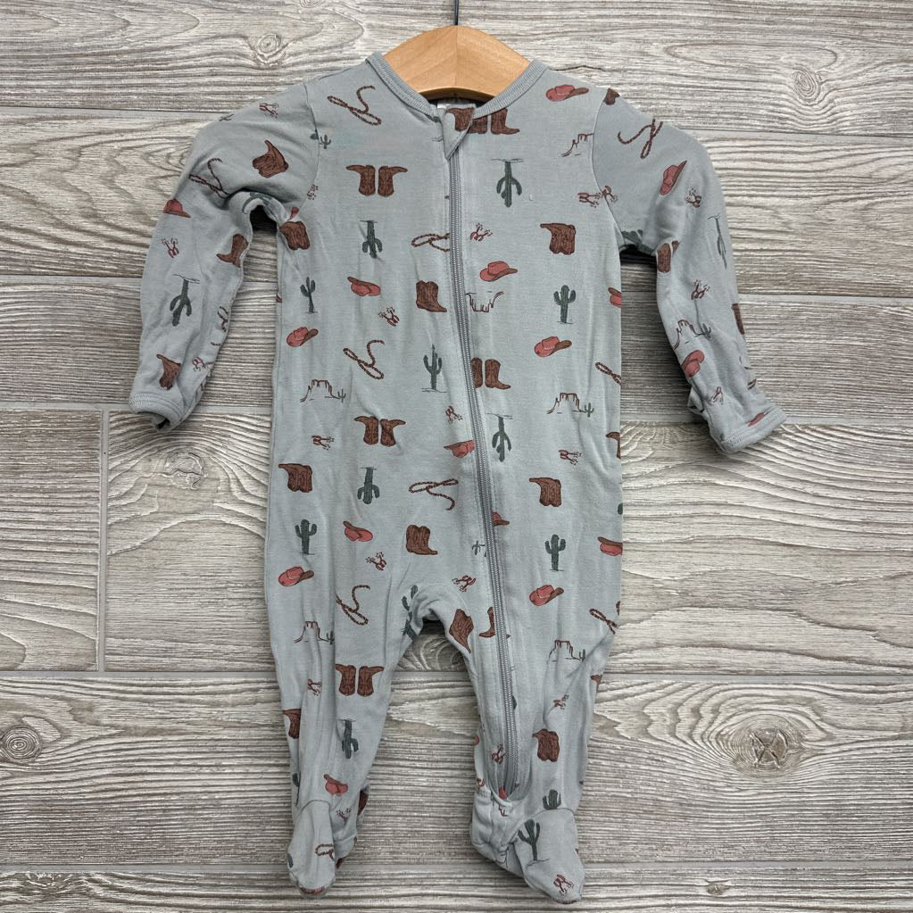 Modal Sleeper Cow Boy Hats Boots Cactus 0-3M