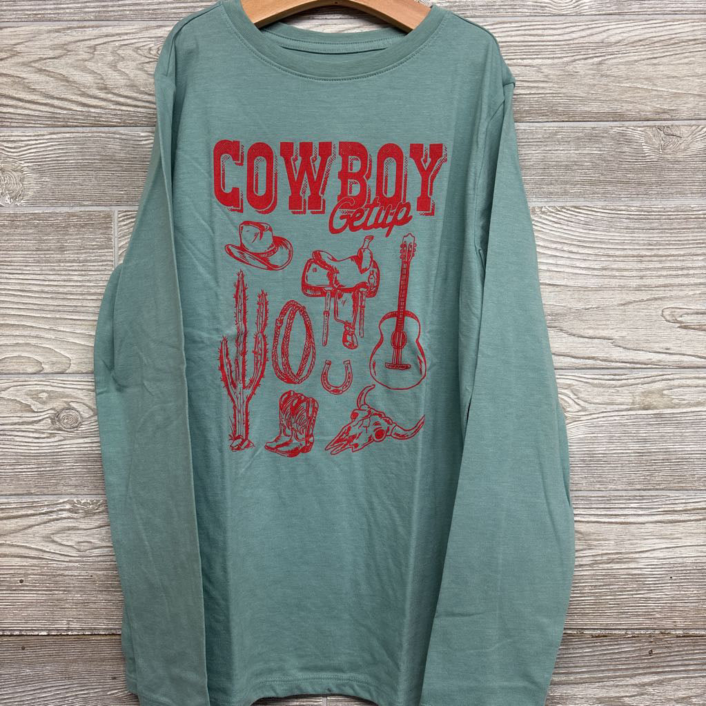 NEW LS Shirt Get Up Cowboy 10-12