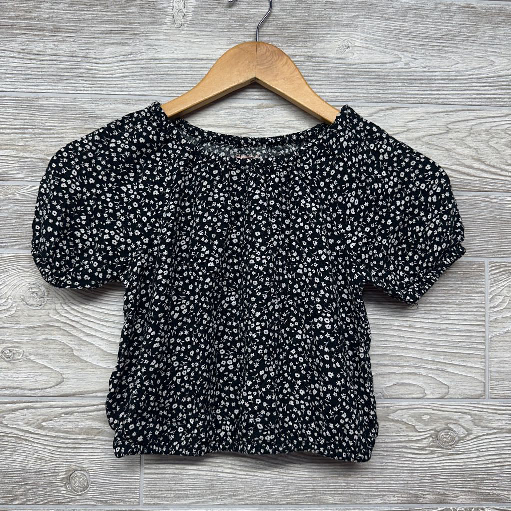 Puff Sleeve Shirt Flowers 8
