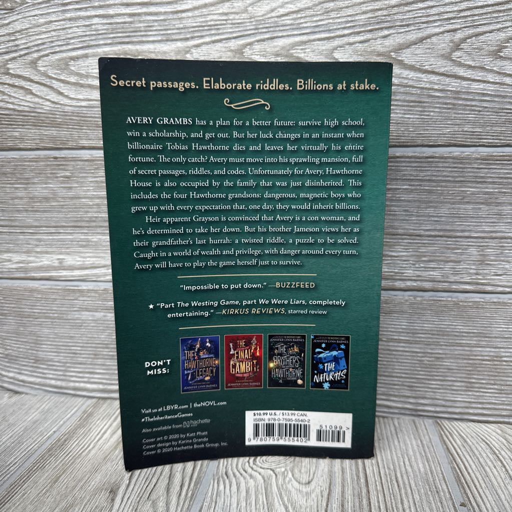 The Inheritance Games Chapter Book