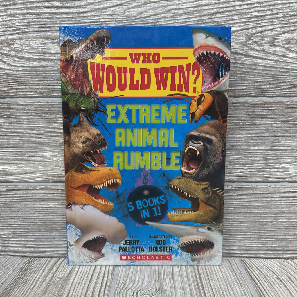 Who Would Win? Extreme Animal Rumble Hardcover Book