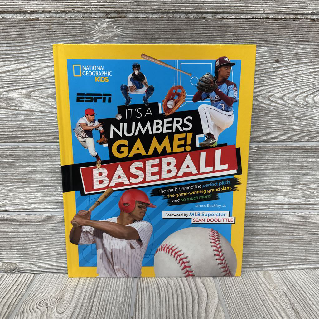 It's A Number Game Baseball Hardcover Book