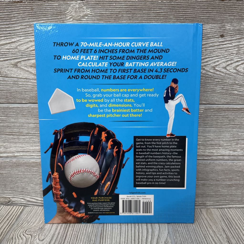It's A Number Game Baseball Hardcover Book