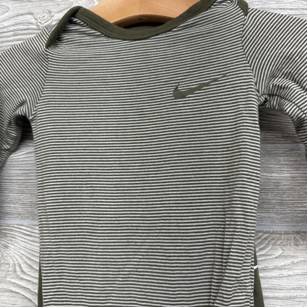 LS Modal Bodysuit Stripes & French Terry Joggers 6M
