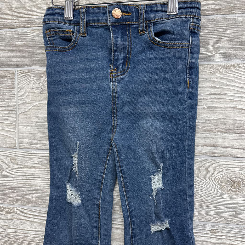 Distressed Flare Jeans 6X