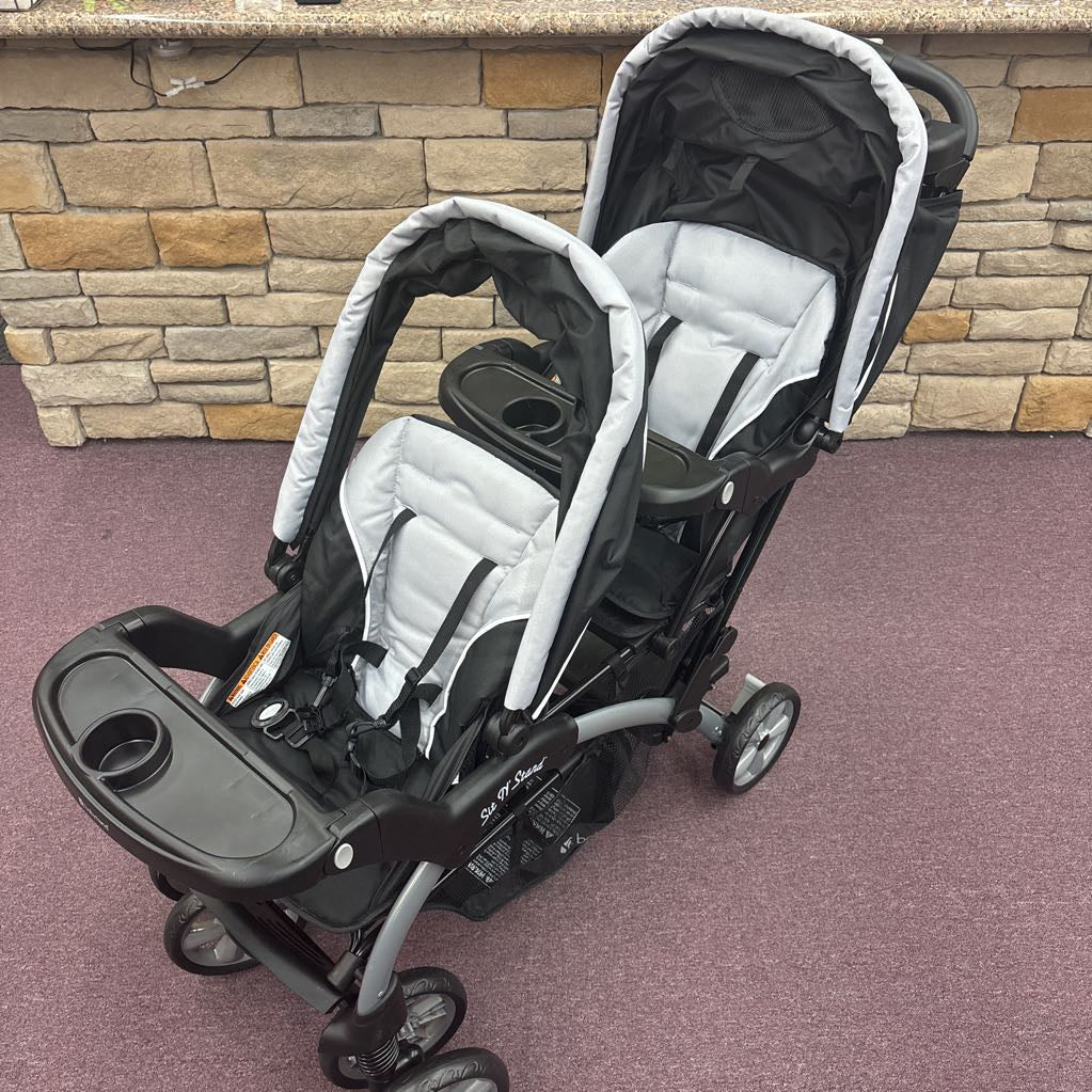 NEW Sit To Stand Double Stroller