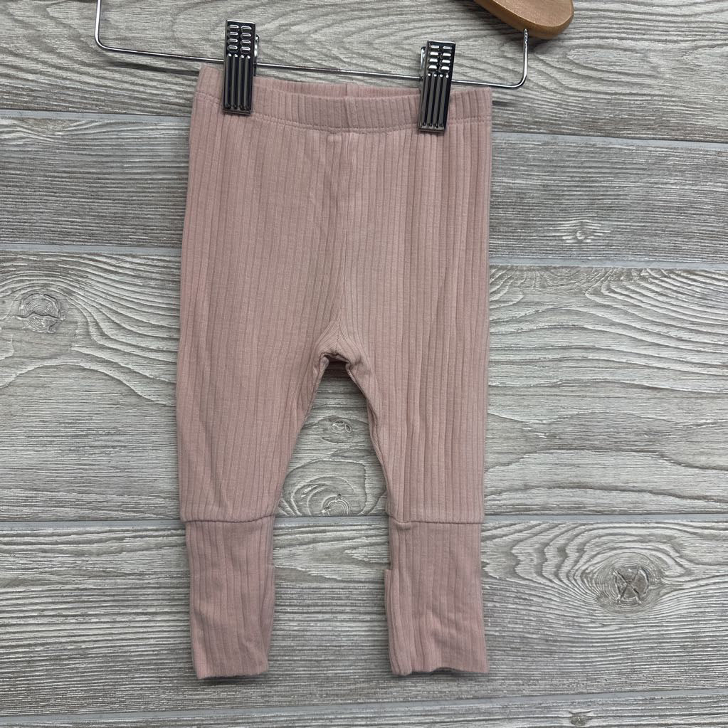 LS Ribbed Modal Side Snap Bodysuit & Pants 0-3M
