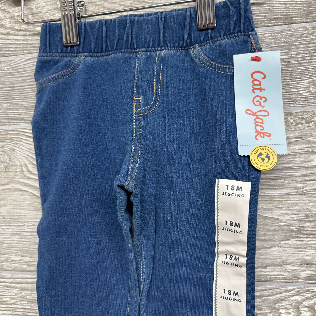 NEW Knit Denim Joggers 18M