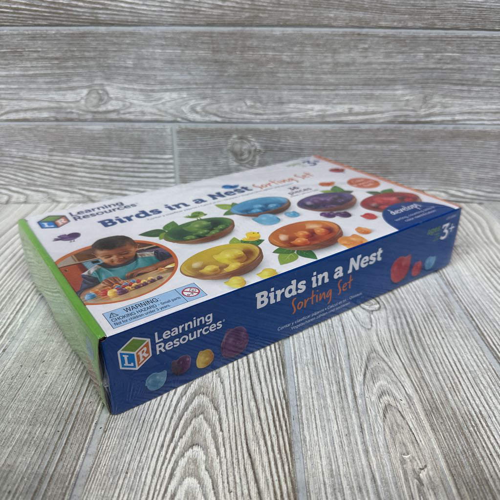 NEW Birds In A Nest Sorting Set