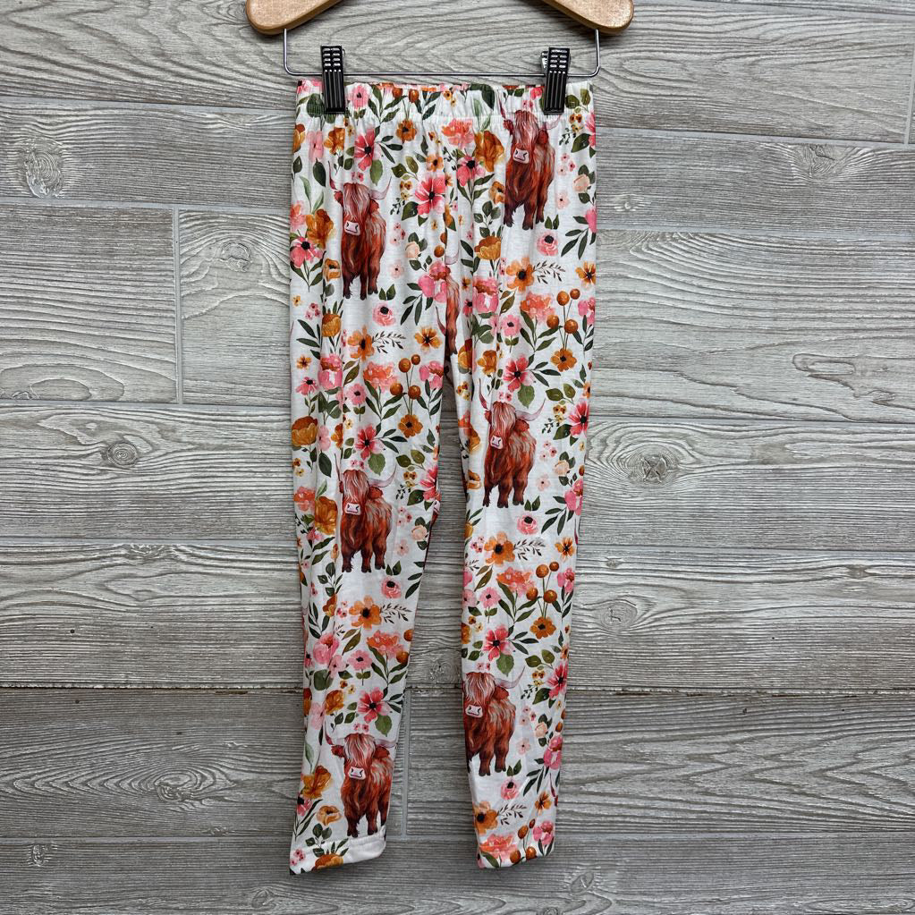 Ribbed Tunic & Floral Leggings 5-6