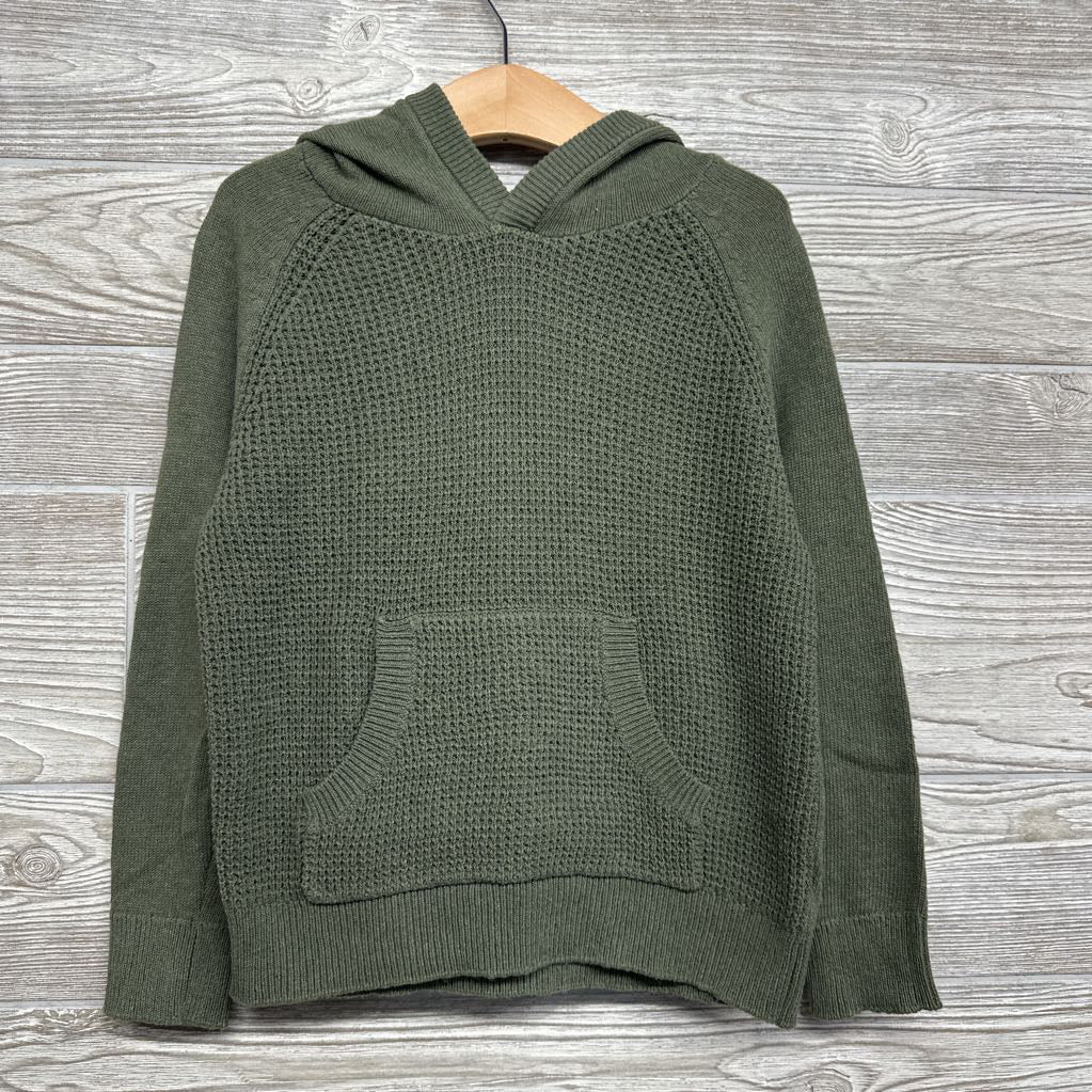 Waffle Knit Hooded Shirt 5t