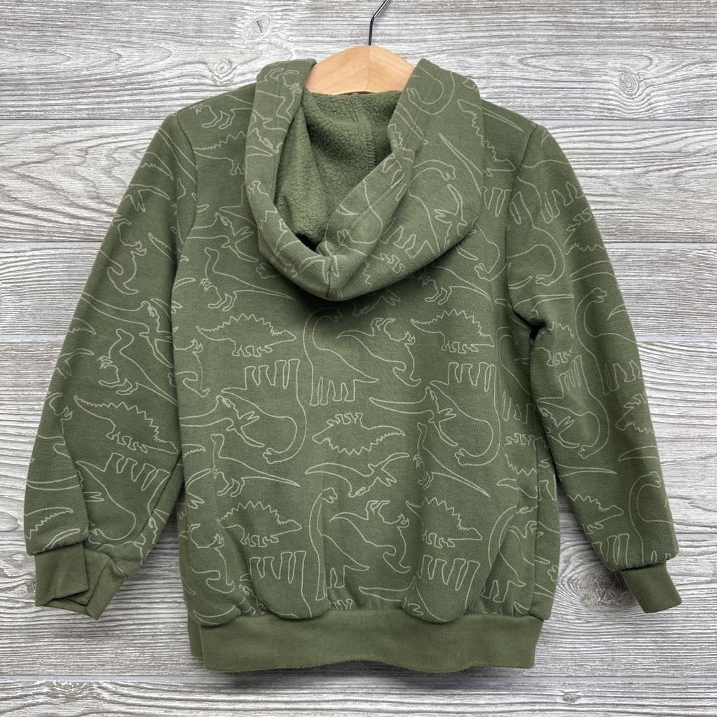 Full Zip Hoodie Dinosaurs 5t