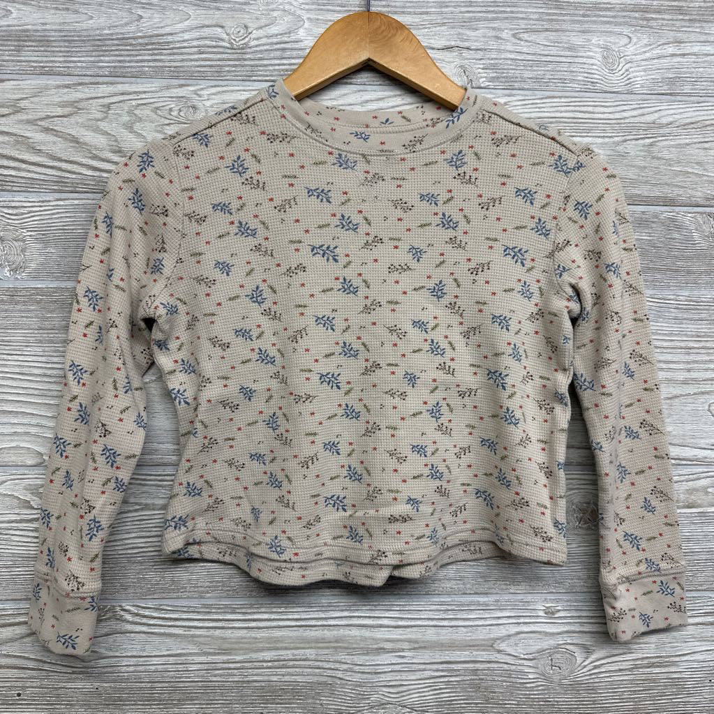 Waffle Knit LS Shirt Flowers 8