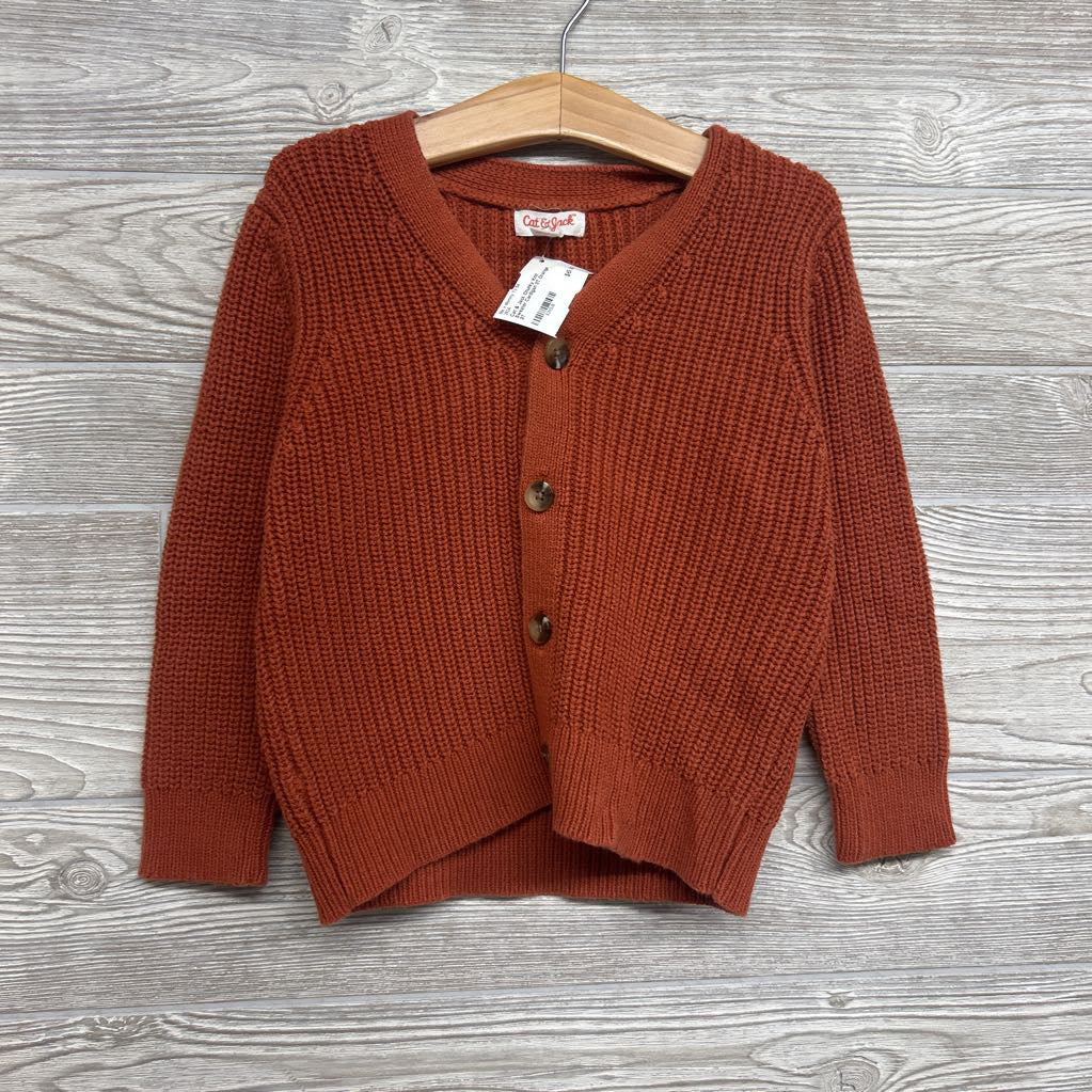 Chunky Knit Sweater Cardigan 3T