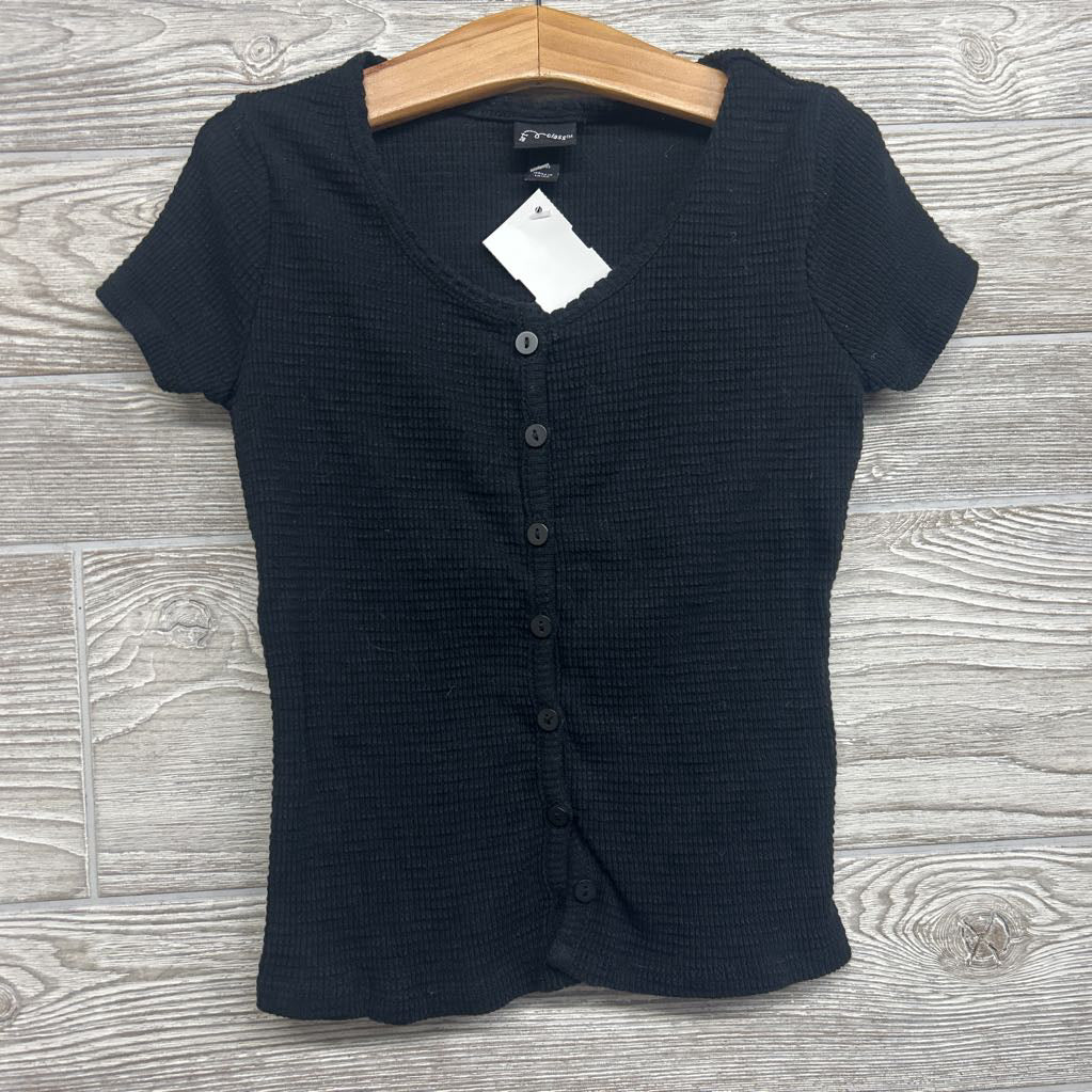 Waffle Knit Button Up Shirt 8