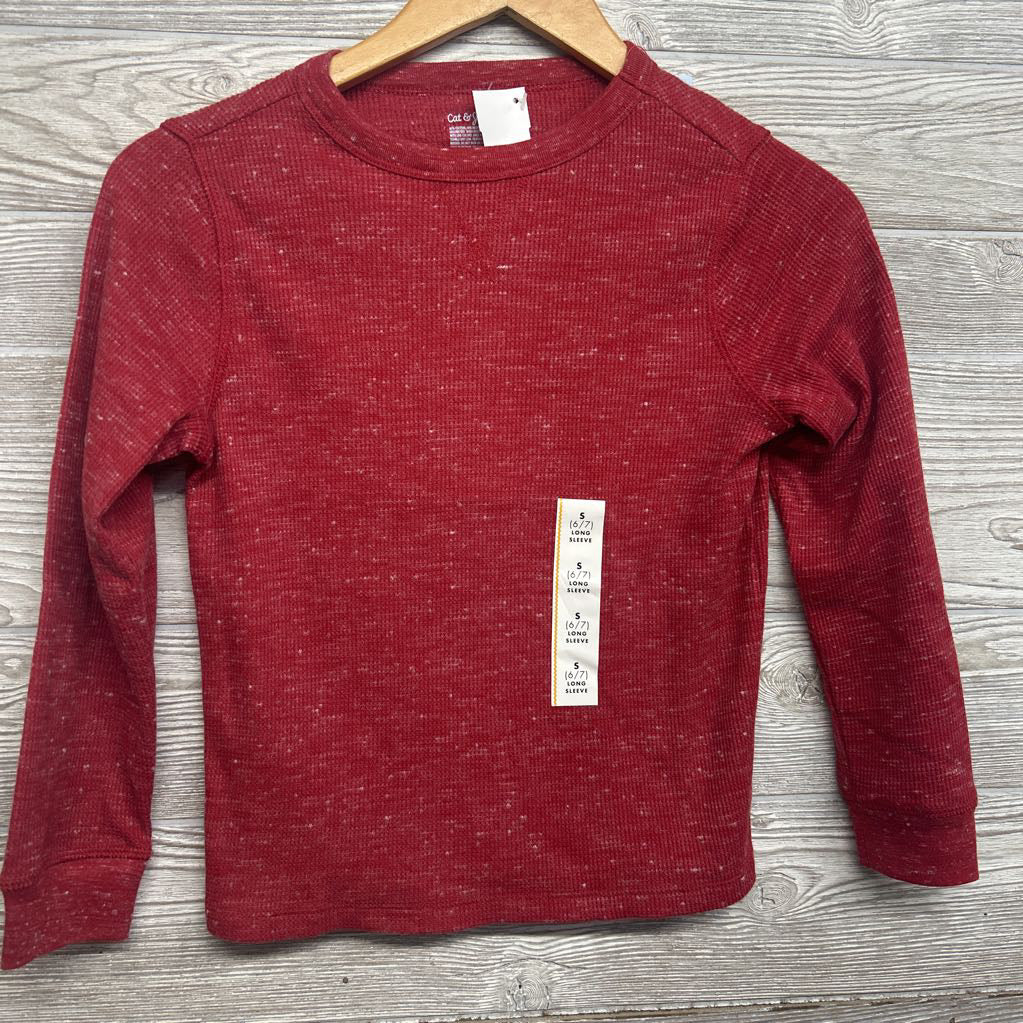 NEW LS Waffle Knit Shirt 6-7