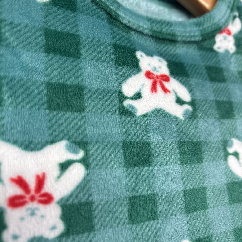 2 Pc LS Cozy PJs Teddy Bears 3T