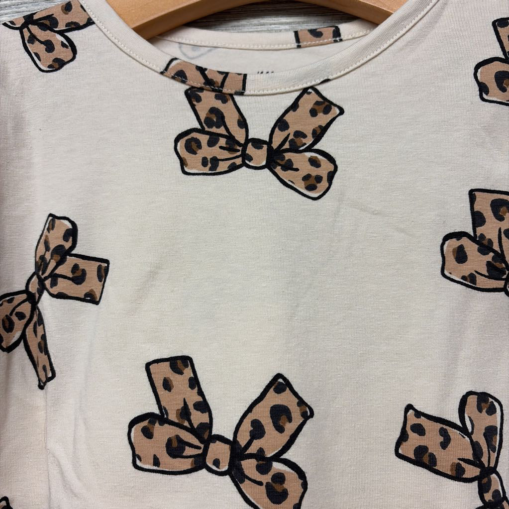 NEW LS Shirt Animal Print Bows 6x-7