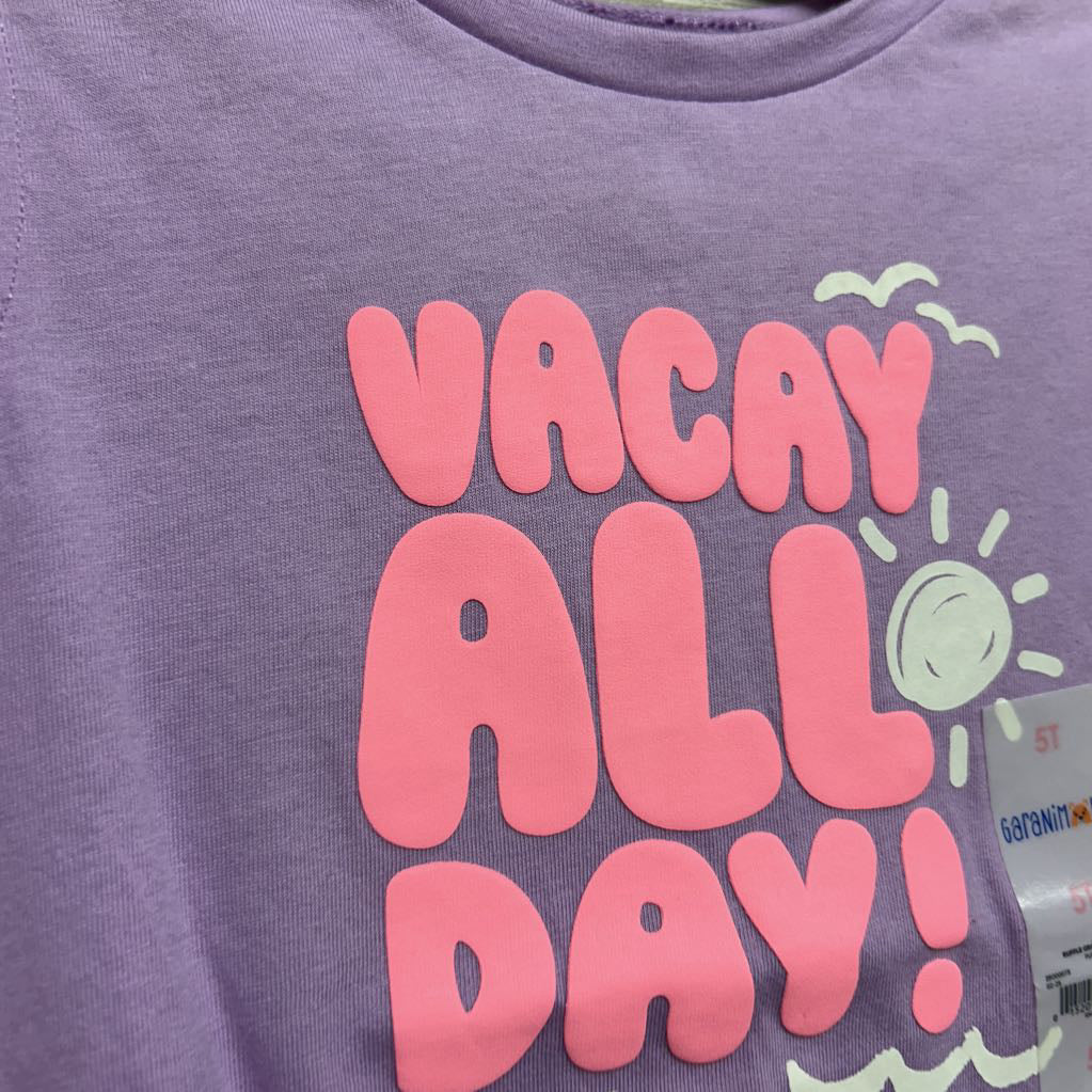 NEW Flutter Sleeve Shirt Vacay All Day 5T