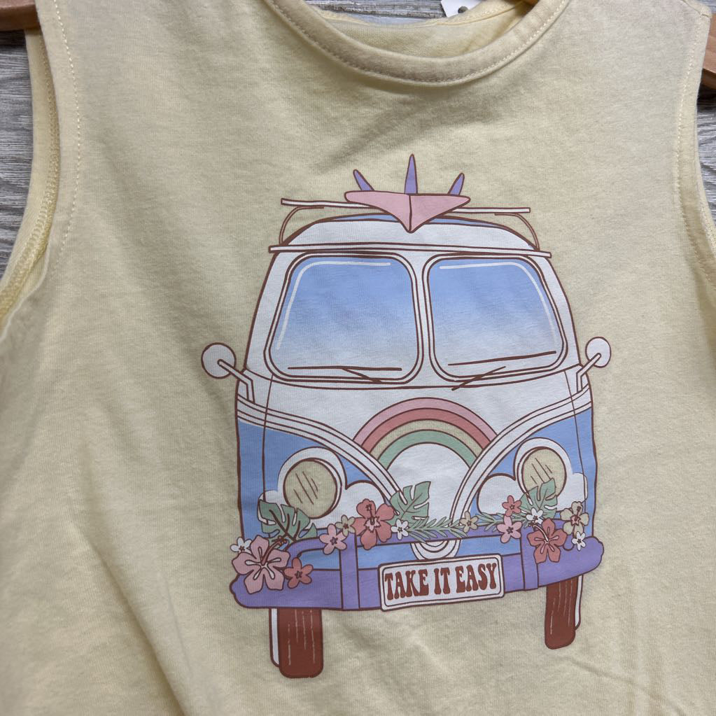 Tank Top Front Knot Take It Easy 4T