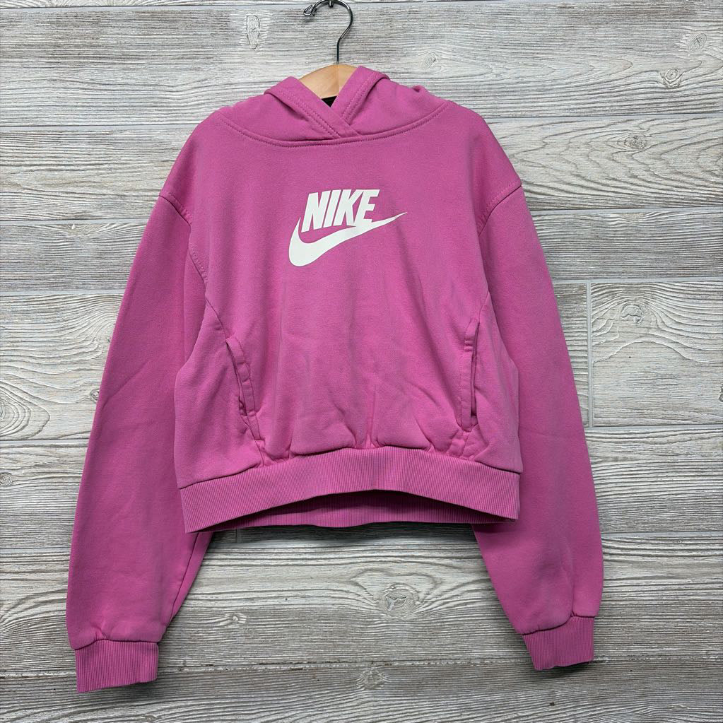 Club Fleece Crop Hoodie Logo 14