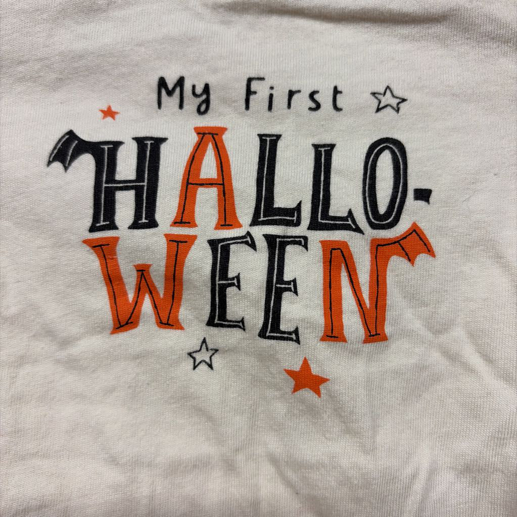 LS Bodysuit My First Halloween 3M