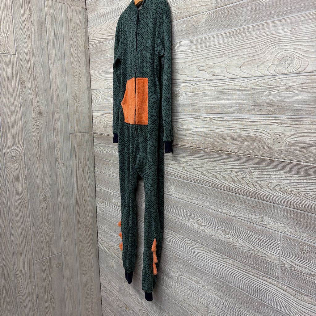 LS Dinosaur PJ Outfit W/ Hood 12-14