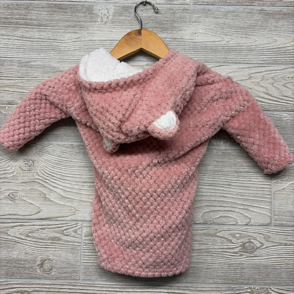 Plush Robe Bear Hood 0-9M