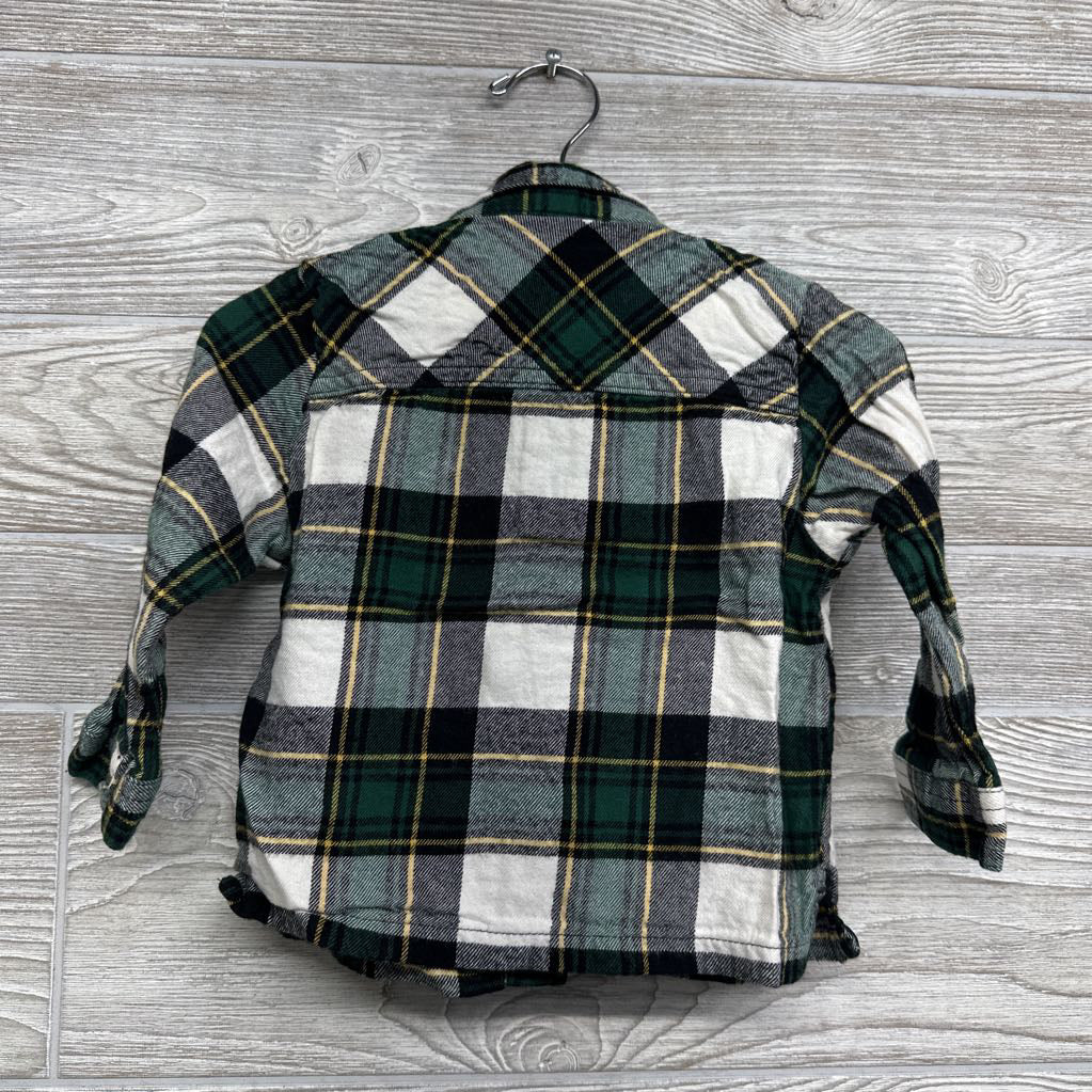 LS Plaid Button Up Shirt 18M