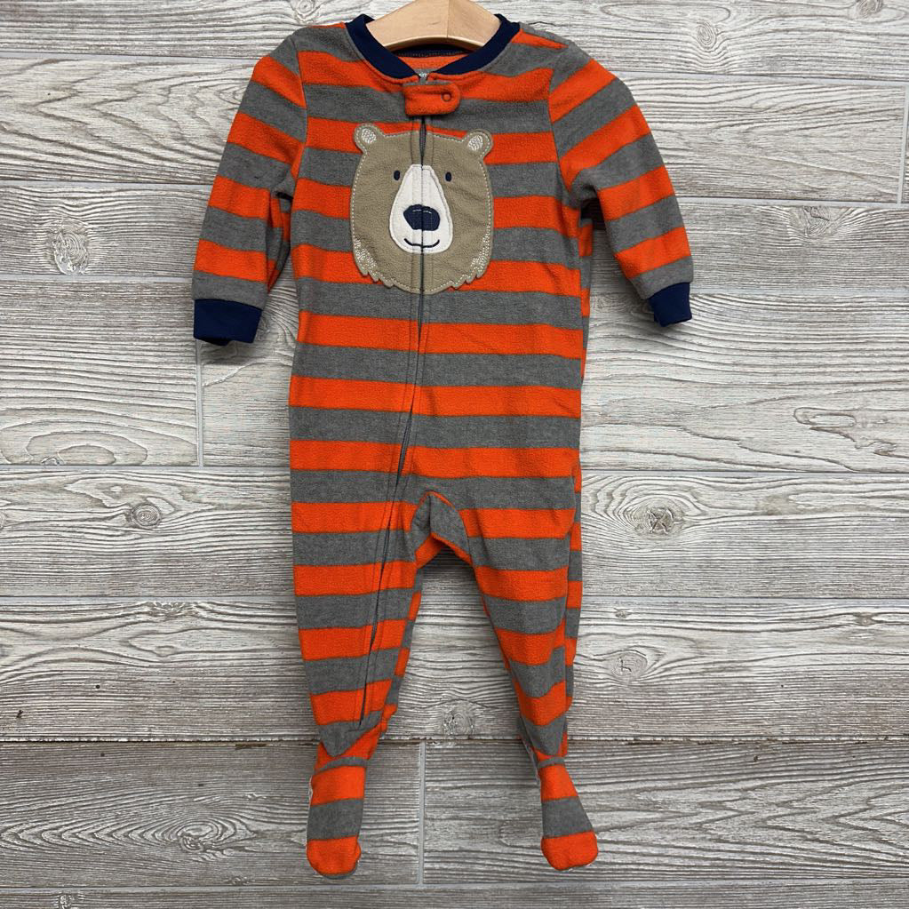 Blanket Sleeper Stripes Bear 12M