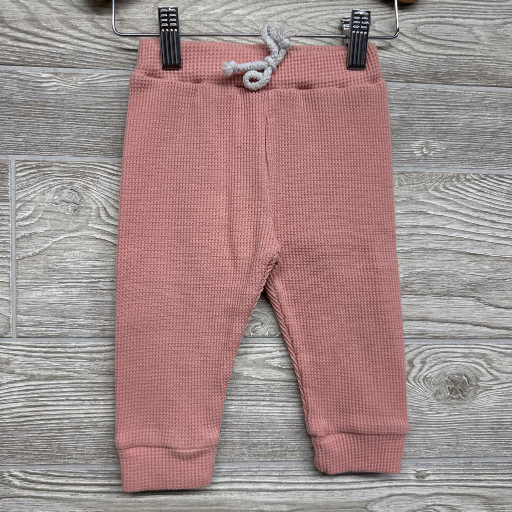Waffle Knit Crewneck & Joggers Babe 9-12M