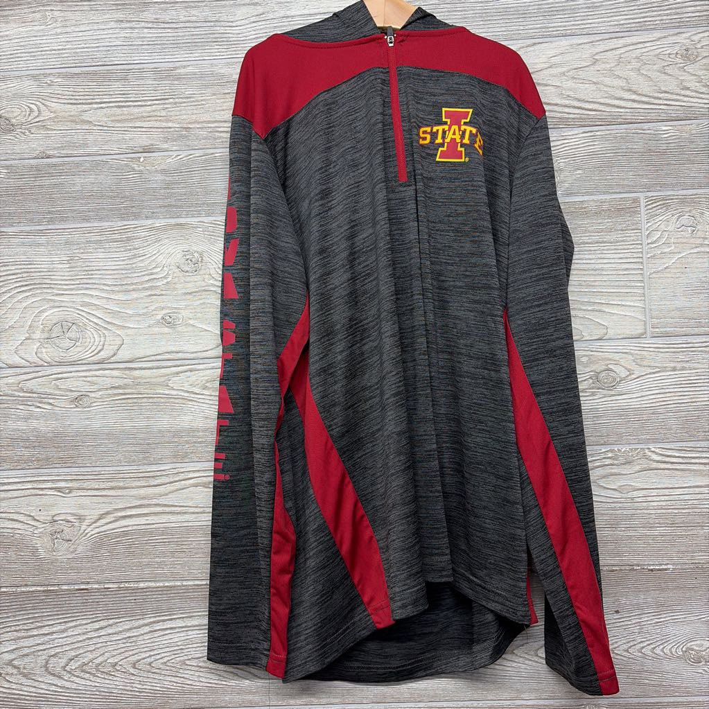 1/4 Zip Active Pullover W/ Hood ISU 20