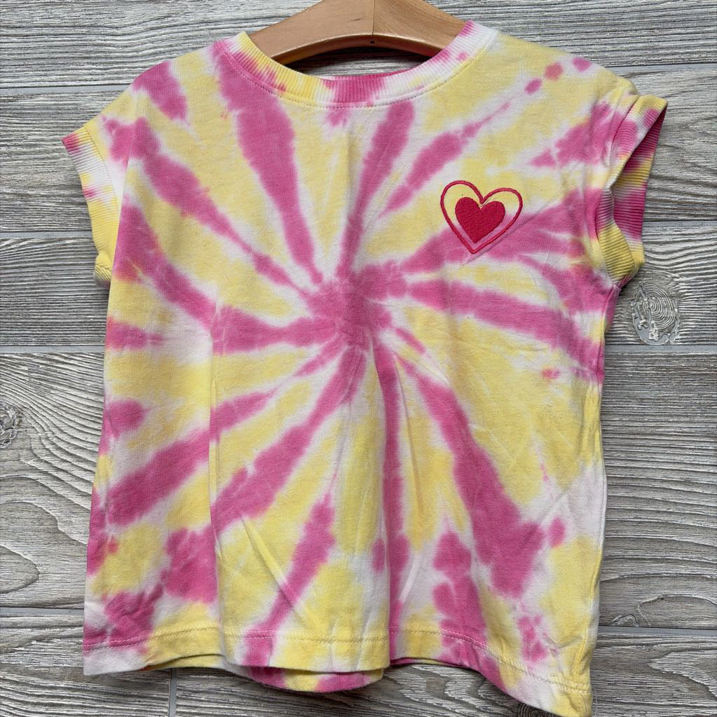 Sleeveless Shirt Tie Dye Heart 4-5