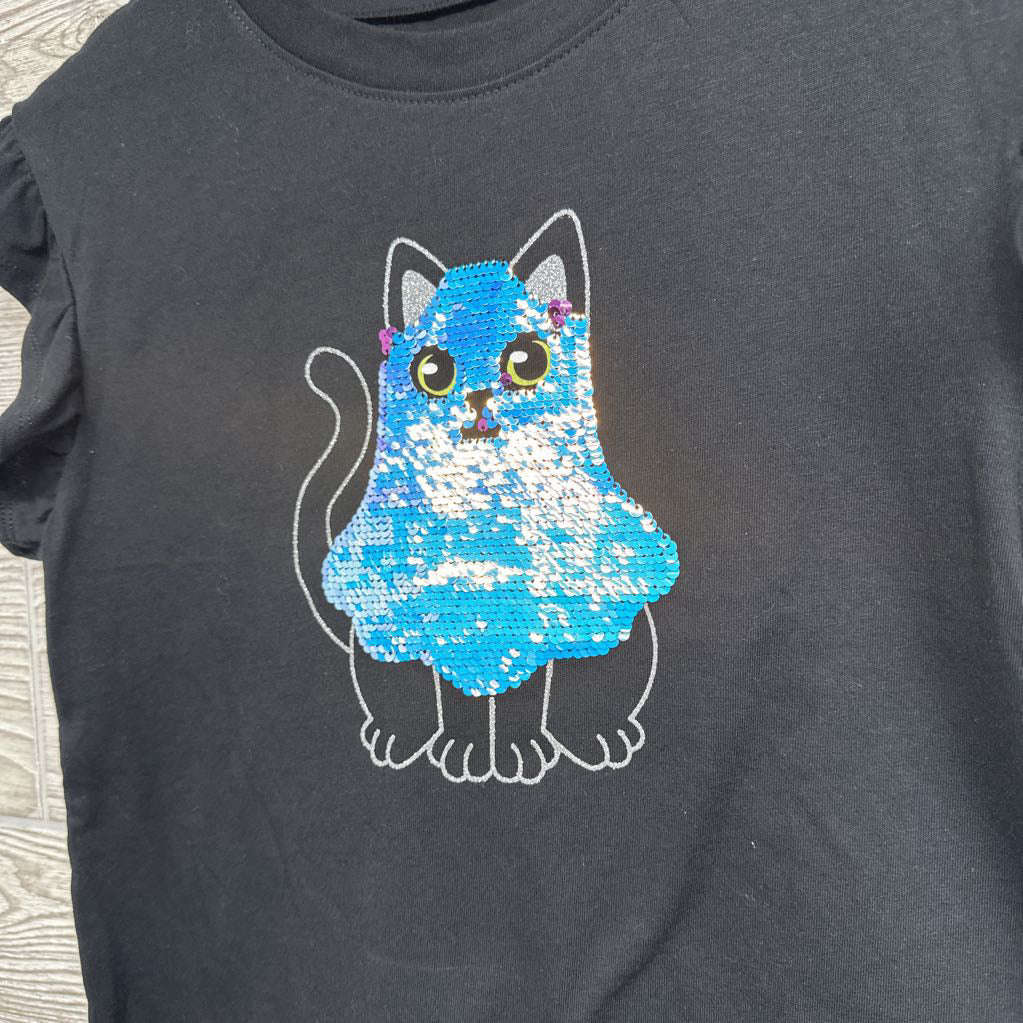 Flutter Sleeve Shirt Sequins 8