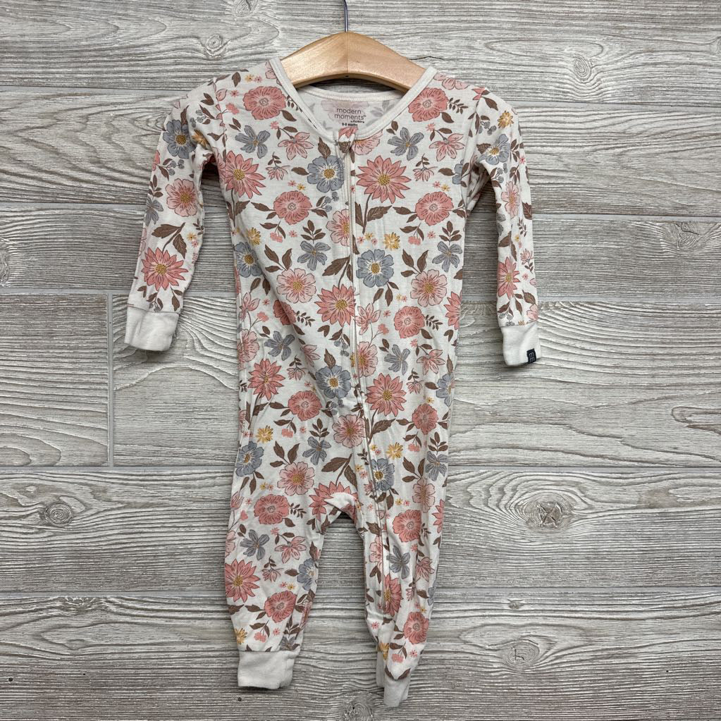 LS Bamboo Outfit Flowers 6-9M
