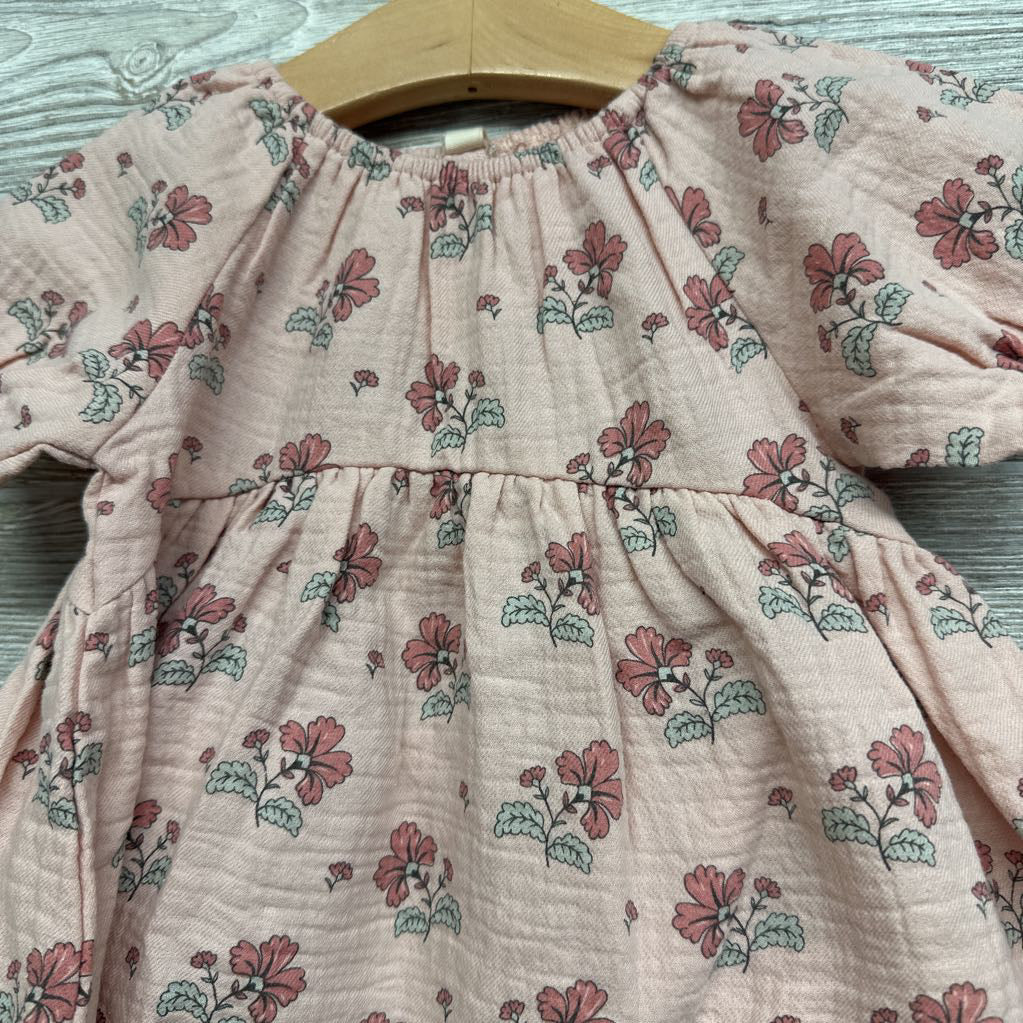 NEW Puff Sleeve Dress & Bloomers Flowers 6-12M