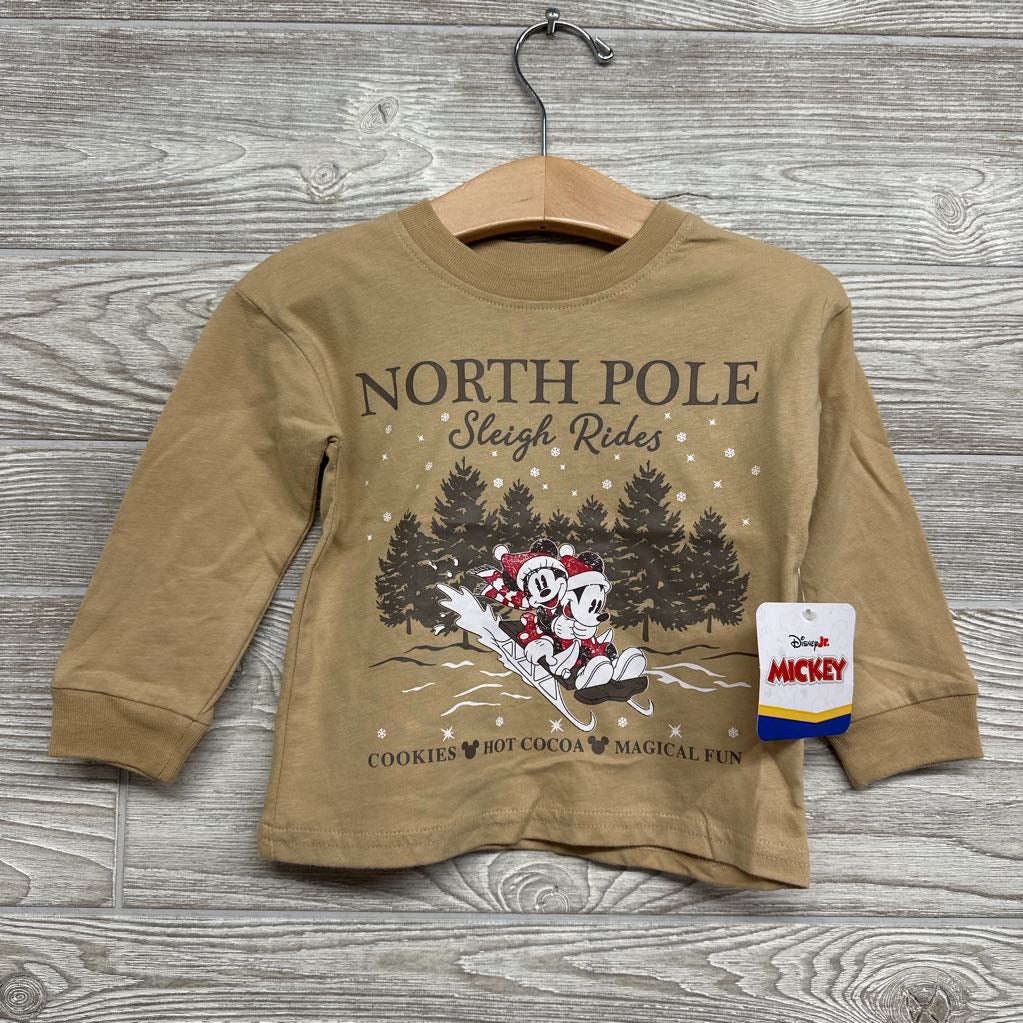 NEW LS Shirt North Pole Sleigh Rides 12M