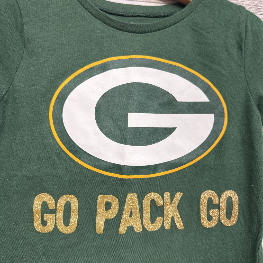 Shirt Green Bay Packers Go Pack Go 6-6X