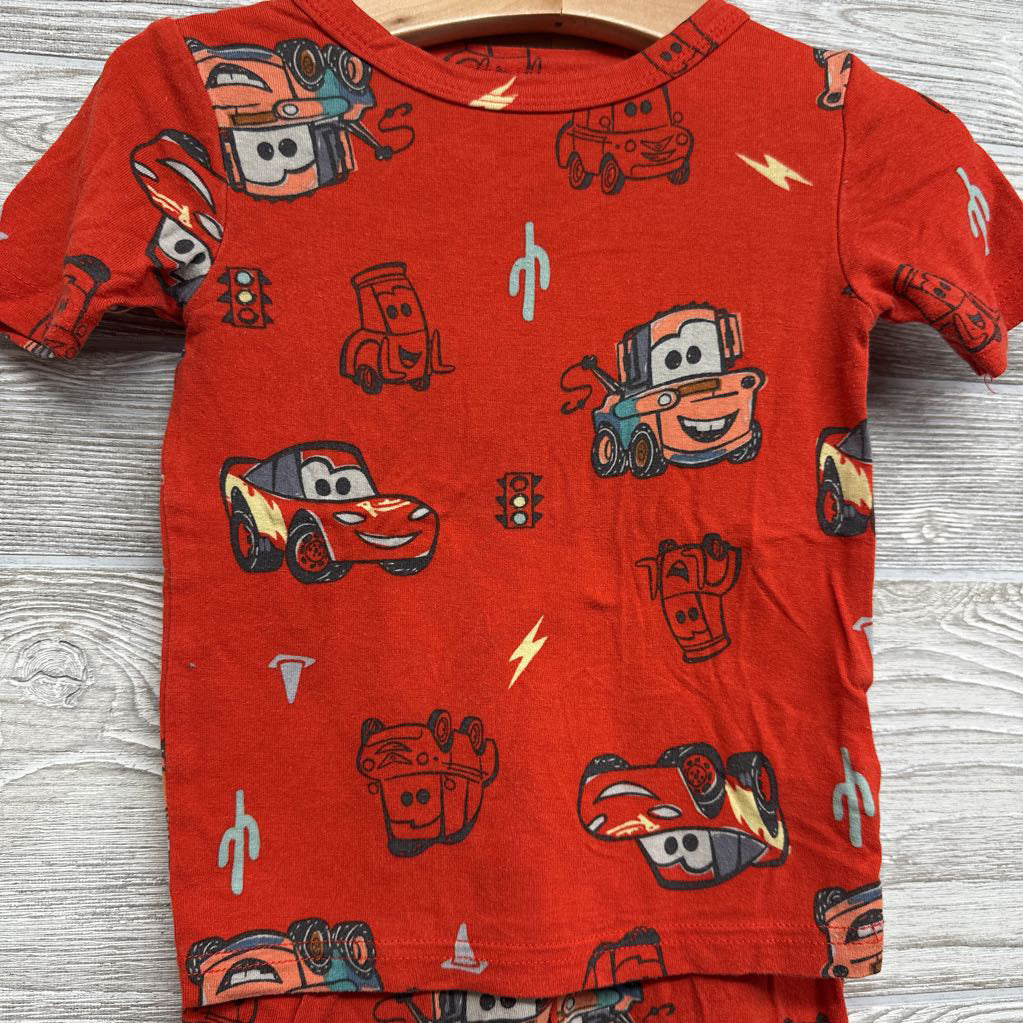 2 Pc Bamboo PJs Lightning McQueen Mater 3T *