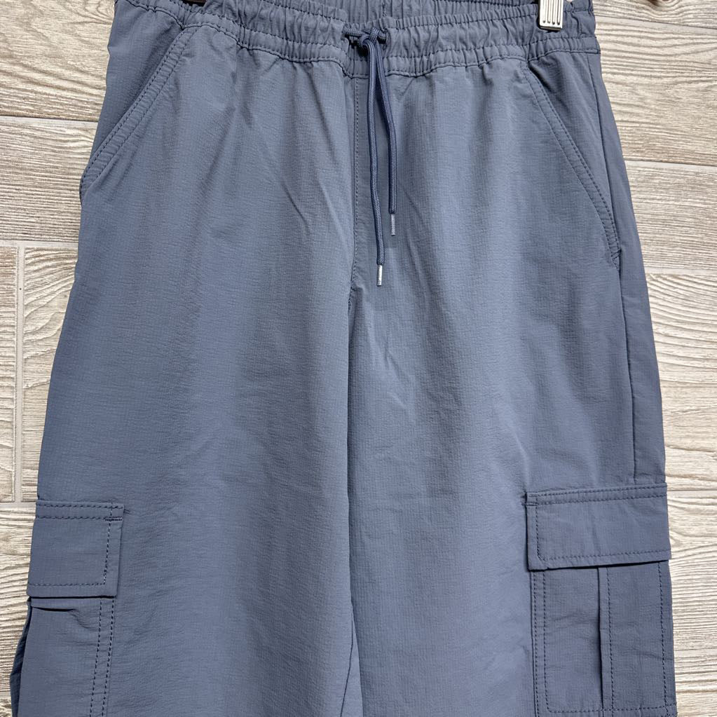 Drawstring Crinkle Cargo Joggers 12