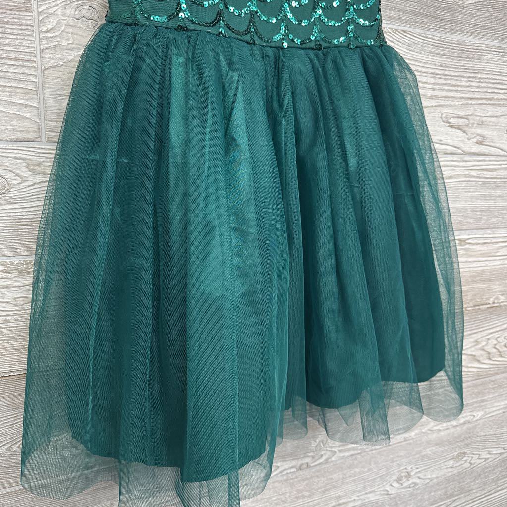 Tank Tulle Velvet Dress Sequins 10-12
