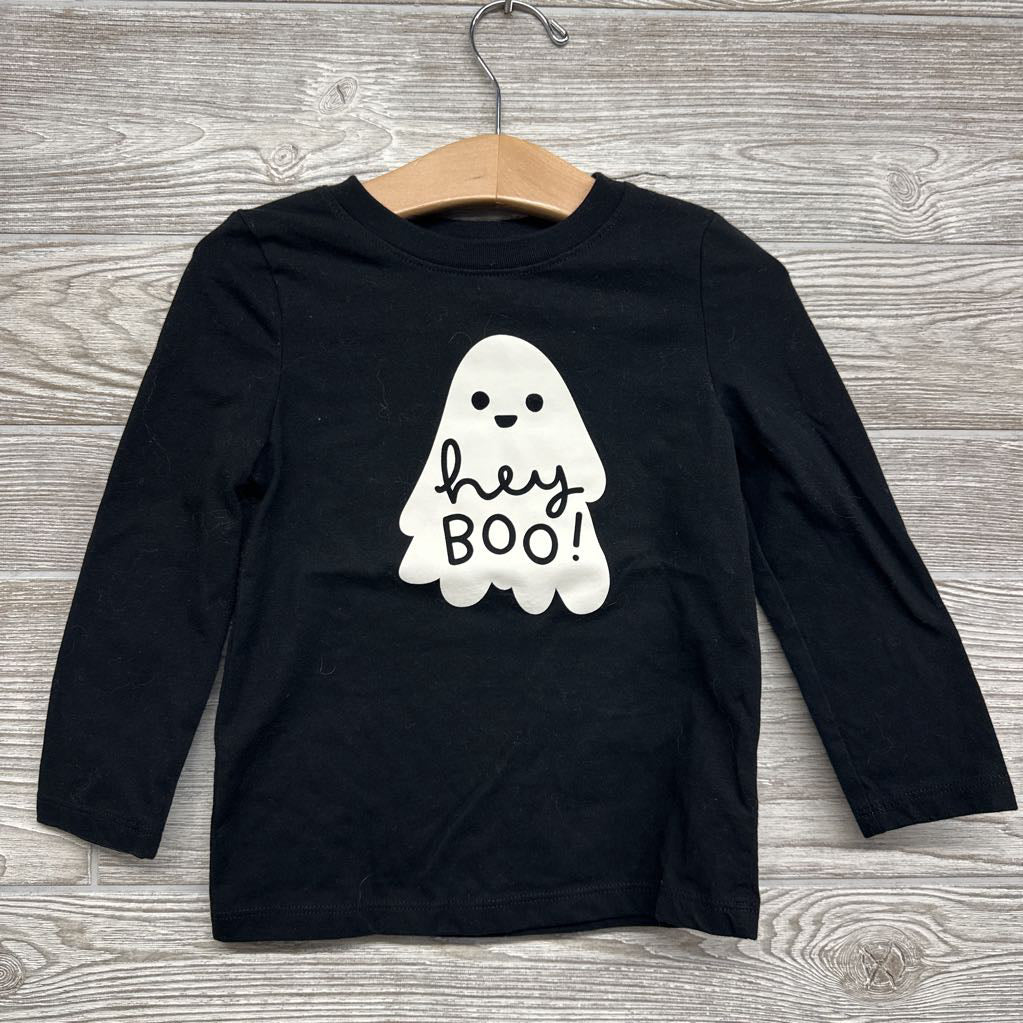 LS Shirt Ghost Hey Boo 3T