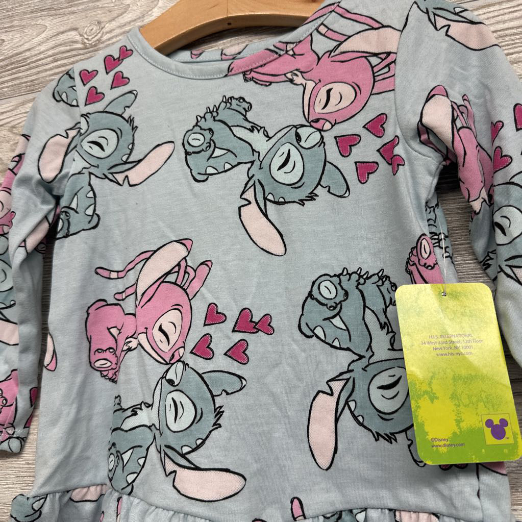 NEW LS Drop Waist Dress Stitch Angel 18M