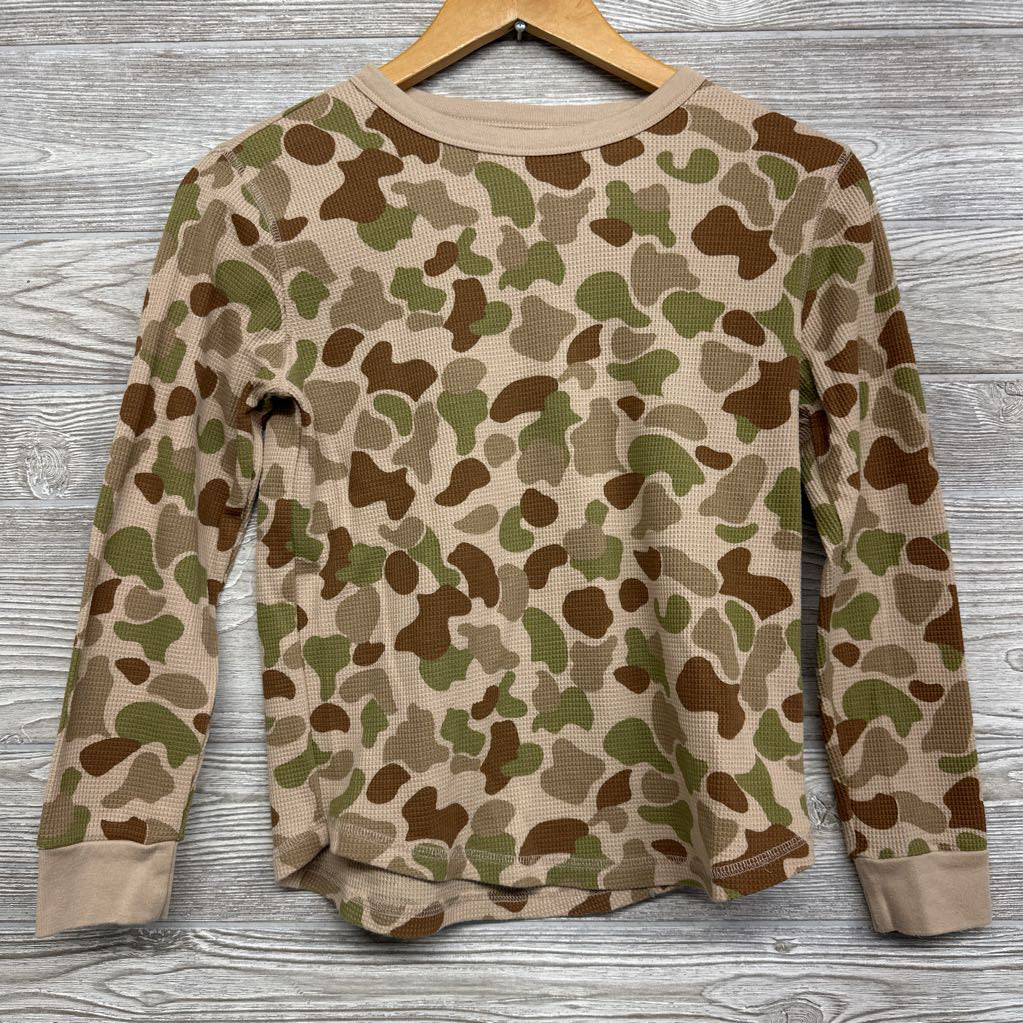 LS Waffle Knit Shirt Camo 10-12