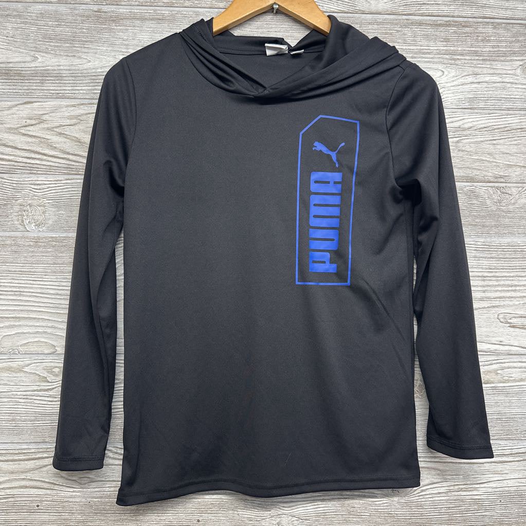 NEW LS Shirt W/ Hood Logo 10-12